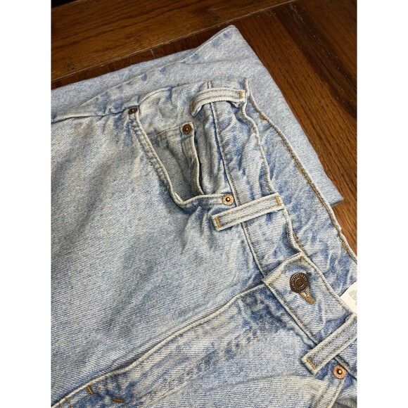 VTG Levis Jeans Mens 550 34x32  Light Wash Relaxed Fit Upside Down Orange Tag - Picture 10 of 14